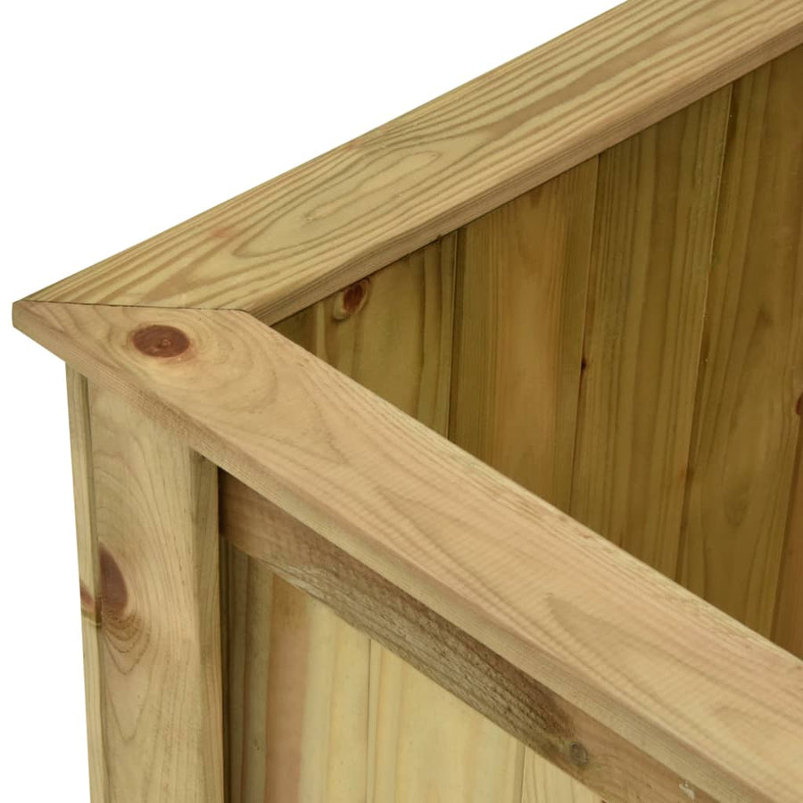 Plantenbak Verhoogd Geïmpregneerd Grenenhout 100 x 50 x 50 cm