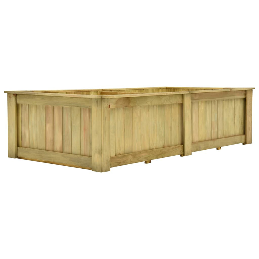 Plantenbak Verhoogd Geïmpregneerd Grenenhout 196 x 100 x 50 cm