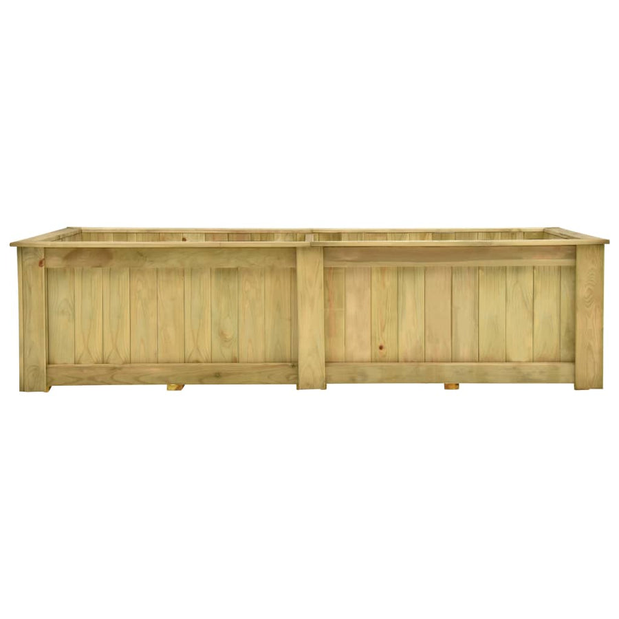 Plantenbak Verhoogd Geïmpregneerd Grenenhout 196 x 100 x 50 cm