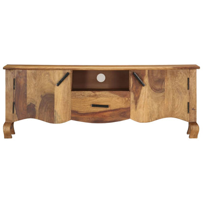 Tv-Meubel 115X30X42 Cm Massief Acaciahout