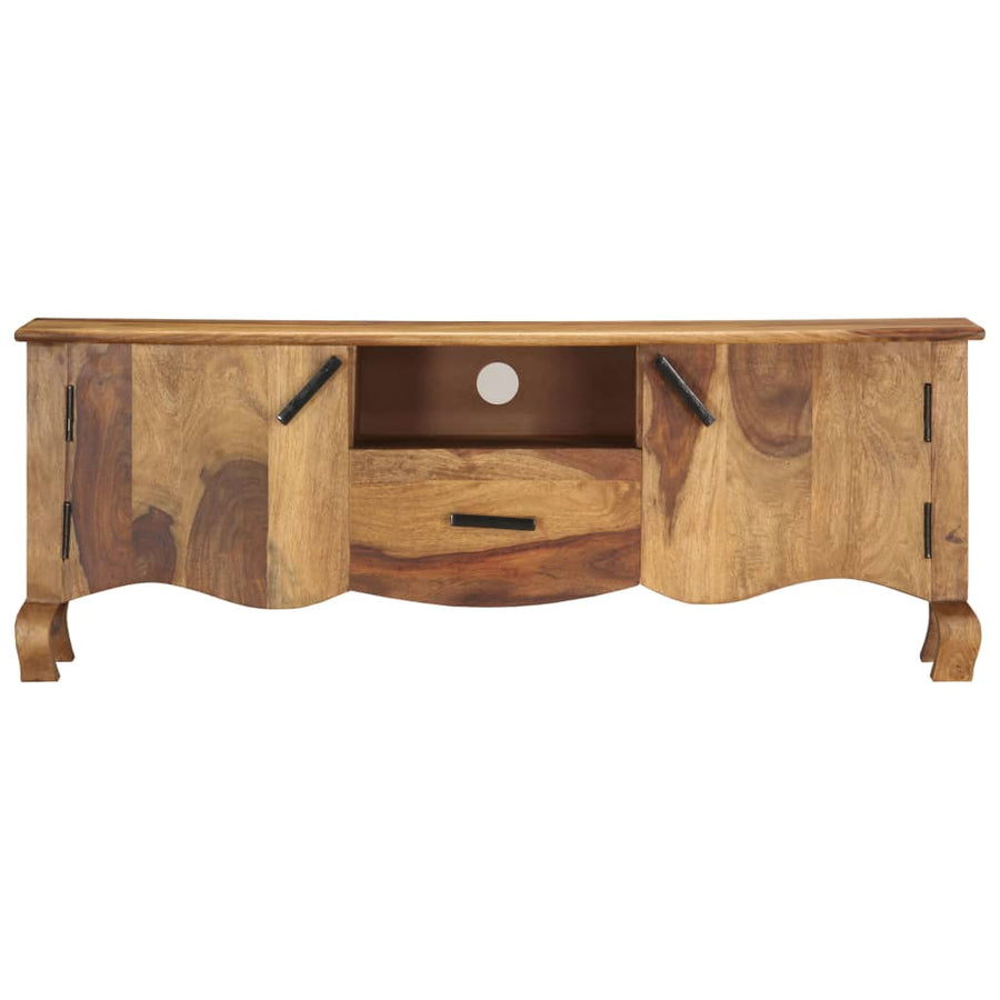 Tv-Meubel 115X30X42 Cm Massief Acaciahout