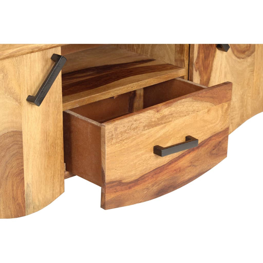 Tv-Meubel 115X30X42 Cm Massief Acaciahout