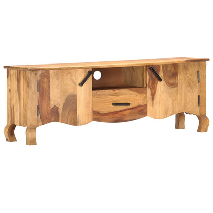 Tv-Meubel 115X30X42 Cm Massief Acaciahout