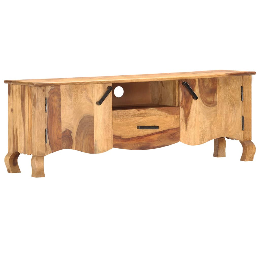 Tv-Meubel 115X30X42 Cm Massief Acaciahout