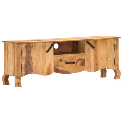 Tv-Meubel 115X30X42 Cm Massief Acaciahout
