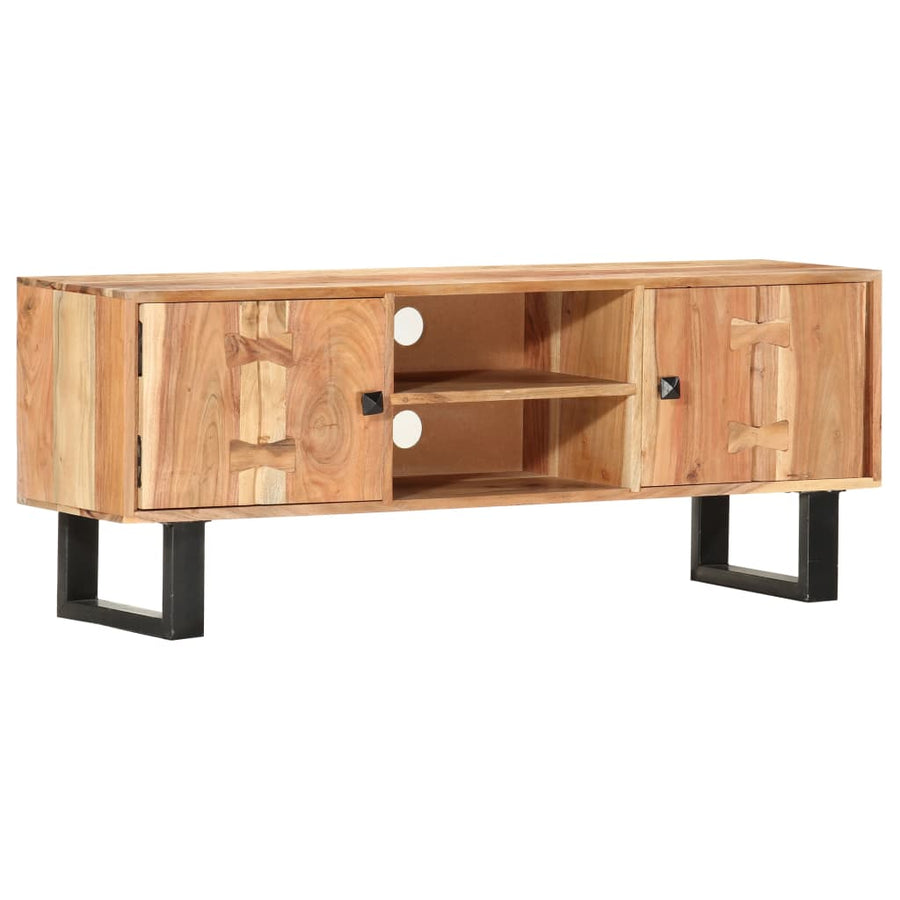 Tv-meubel 118x30x45 cm massief acaciahout