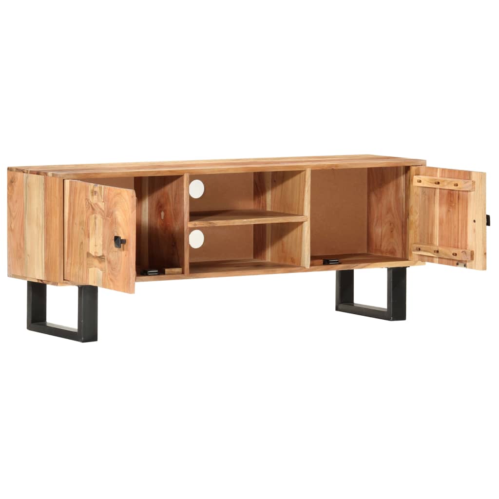 Tv-meubel 118x30x45 cm massief acaciahout