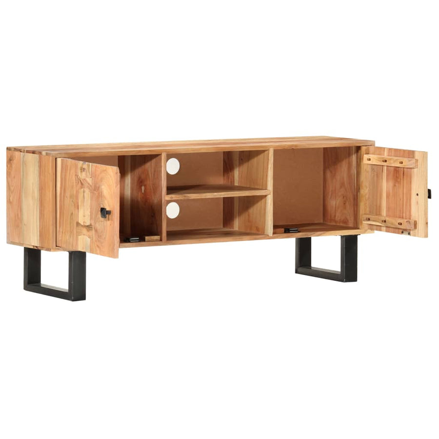Tv-meubel 118x30x45 cm massief acaciahout