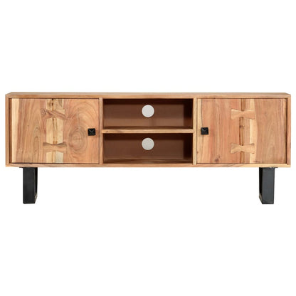 Tv-meubel 118x30x45 cm massief acaciahout