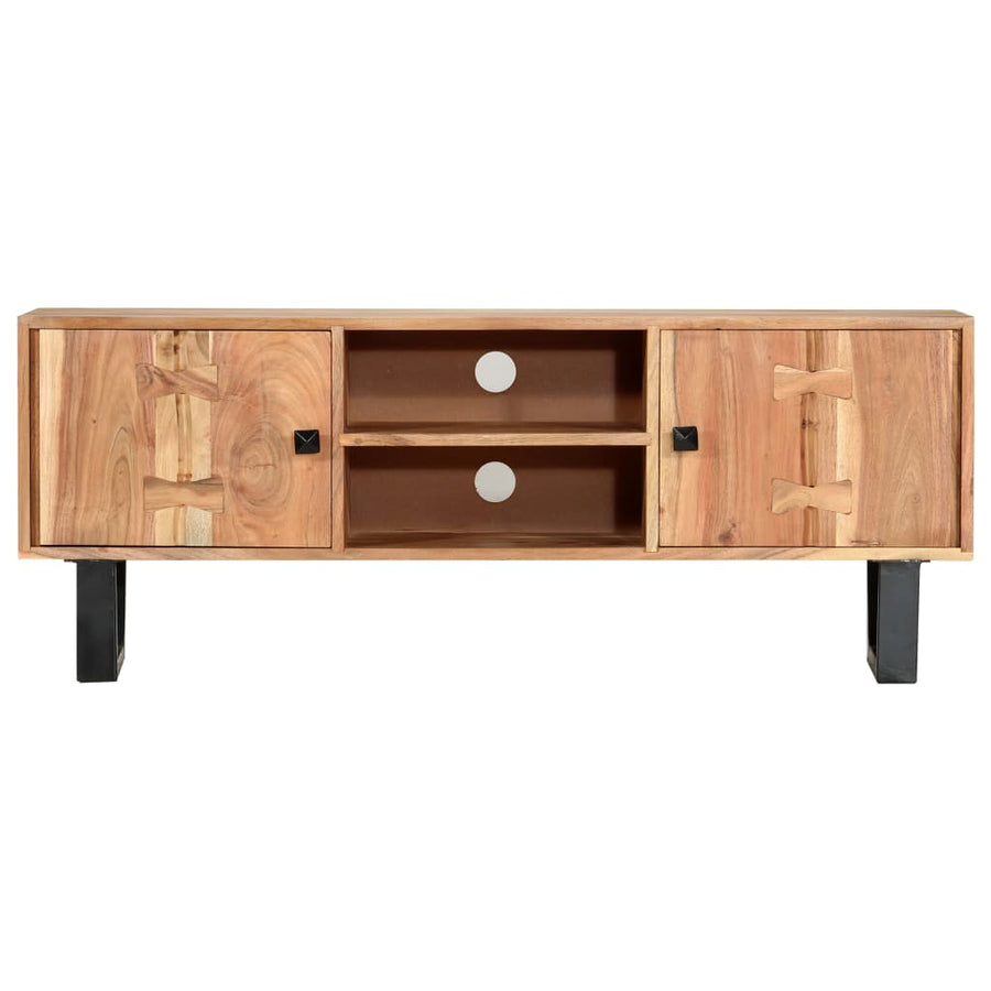Tv-meubel 118x30x45 cm massief acaciahout