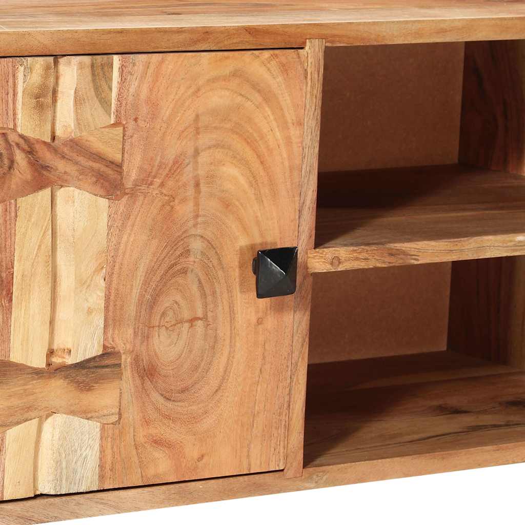Tv-meubel 118x30x45 cm massief acaciahout