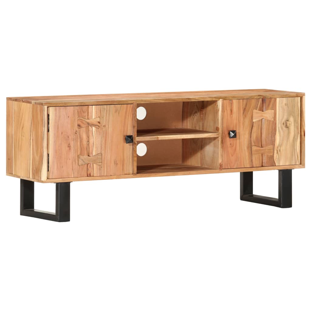 Tv-meubel 118x30x45 cm massief acaciahout