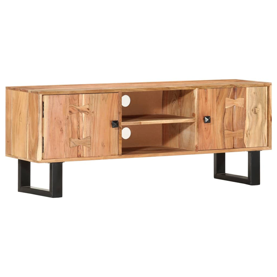 Tv-meubel 118x30x45 cm massief acaciahout