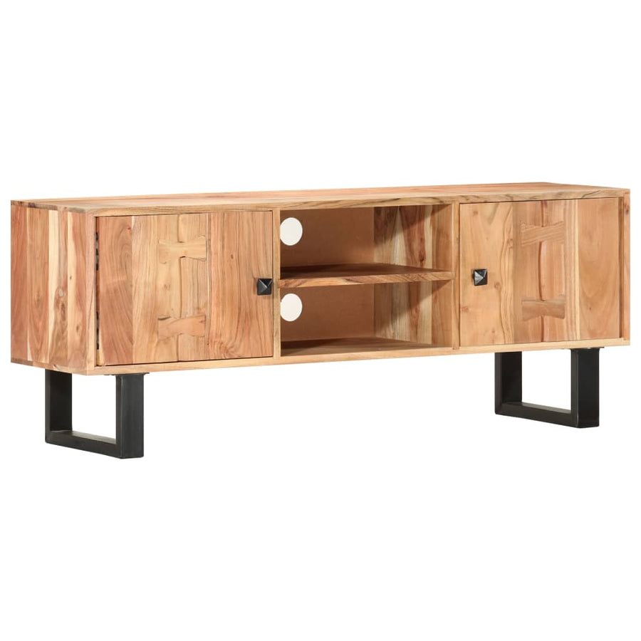 Tv-meubel 118x30x45 cm massief acaciahout