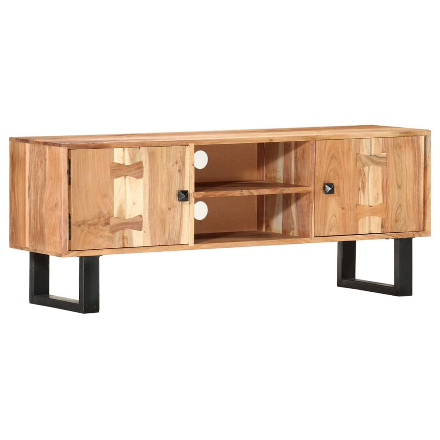 Tv-meubel 118x30x45 cm massief acaciahout