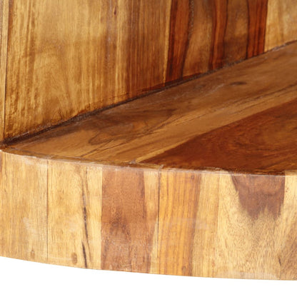 Salontafel rond 65x30 cm massief acaciahout
