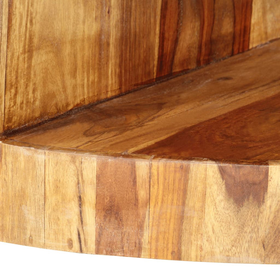 Salontafel rond 65x30 cm massief acaciahout