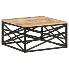 Salontafel 68X68X35 Cm massief mangohout