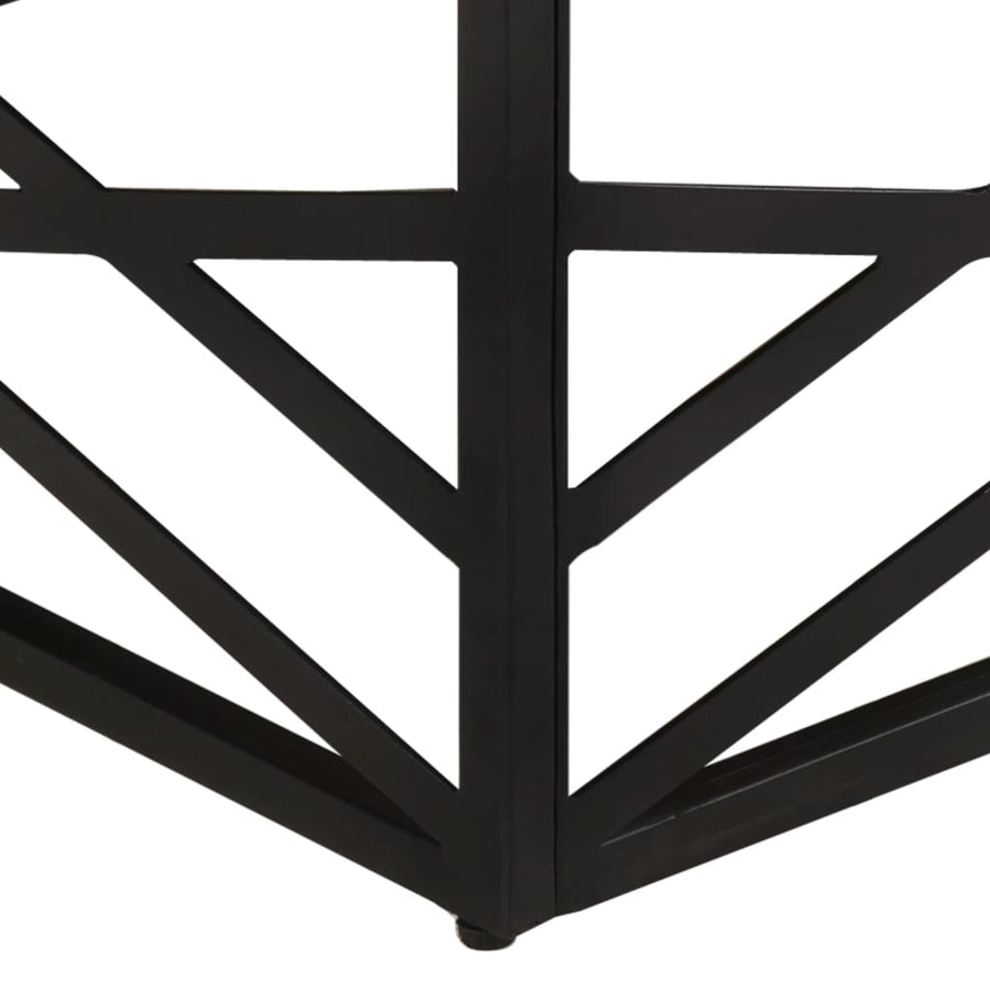 Salontafel 68X68X35 Cm massief mangohout