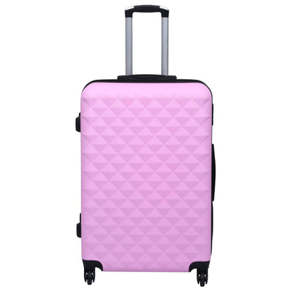 3-Delige Harde Kofferset Abs Roze