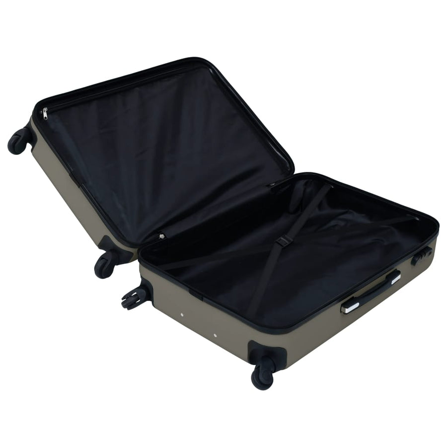 Harde koffer ABS antraciet Antraciet