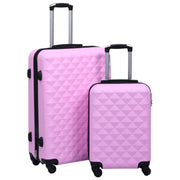 Kofferset 2-delig ABS roze