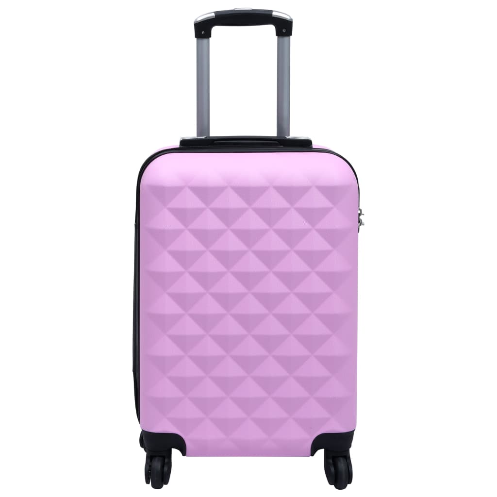 2-Delige Harde Kofferset Abs Roze