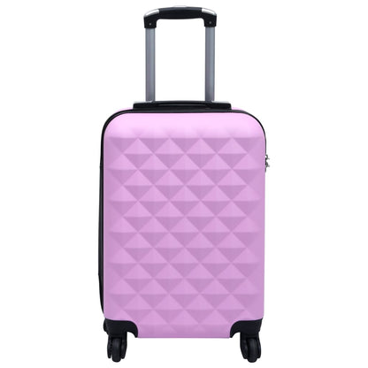 2-Delige Harde Kofferset Abs Roze