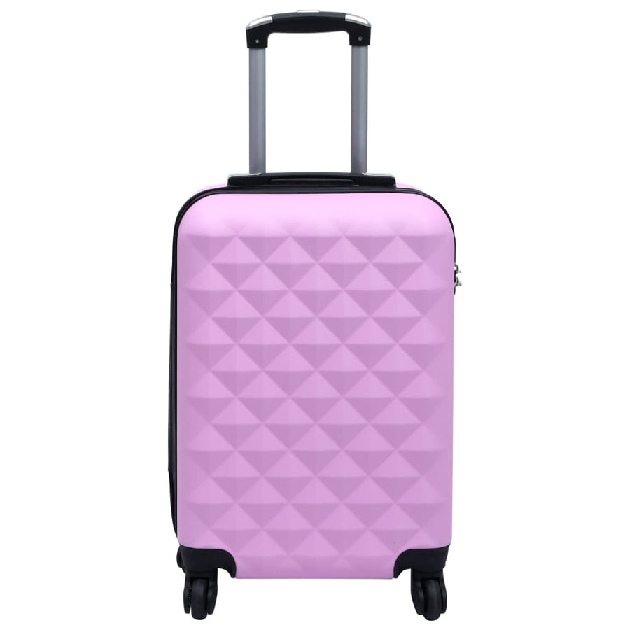 2-Delige Harde Kofferset Abs Roze