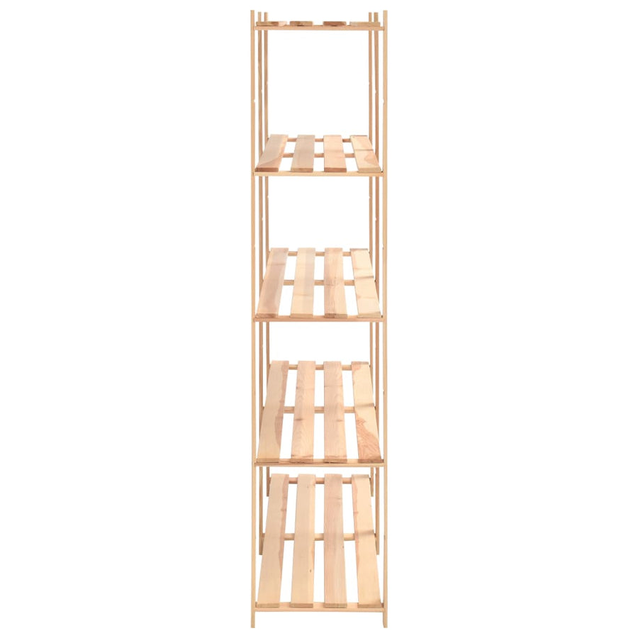 Opbergrekken 5-Laags St 70X8X70 Cm Grenenhout 500 Kg 3