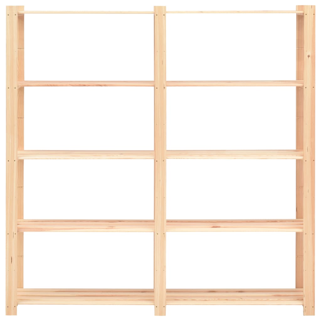 Opbergrekken 5-Laags 0 St 70X38X70 Cm Grenenhout 500 Kg 10
