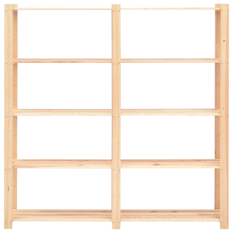 Opbergrekken 5-Laags 0 St 70X38X70 Cm Grenenhout 500 Kg 10
