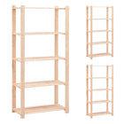 Opbergrek 80x38x170 cm grenenhout 250 kg