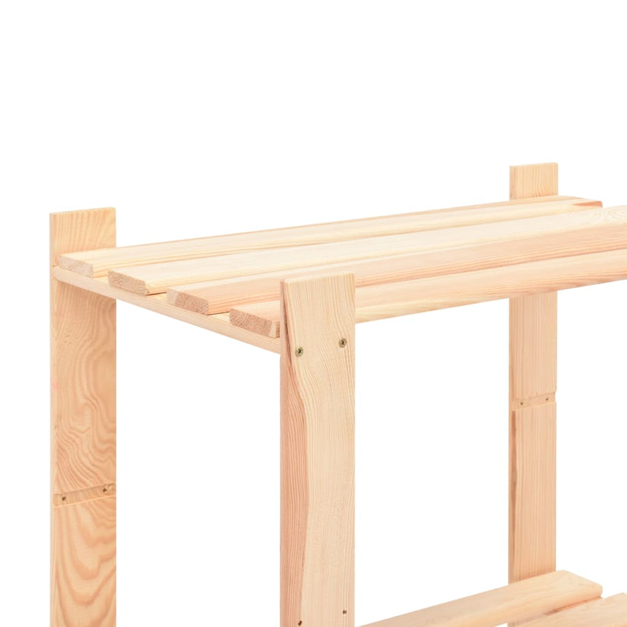 Opbergrekken 5-Laags 0 St 80X38X70 Cm Grenenhout 250 Kg 10