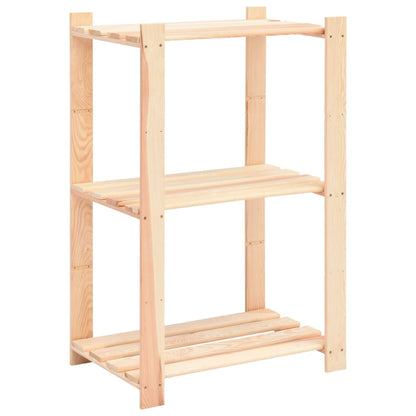 Opbergrekken -Laags St 60X8X90 Cm Massief Grenenhout 50 Kg 3