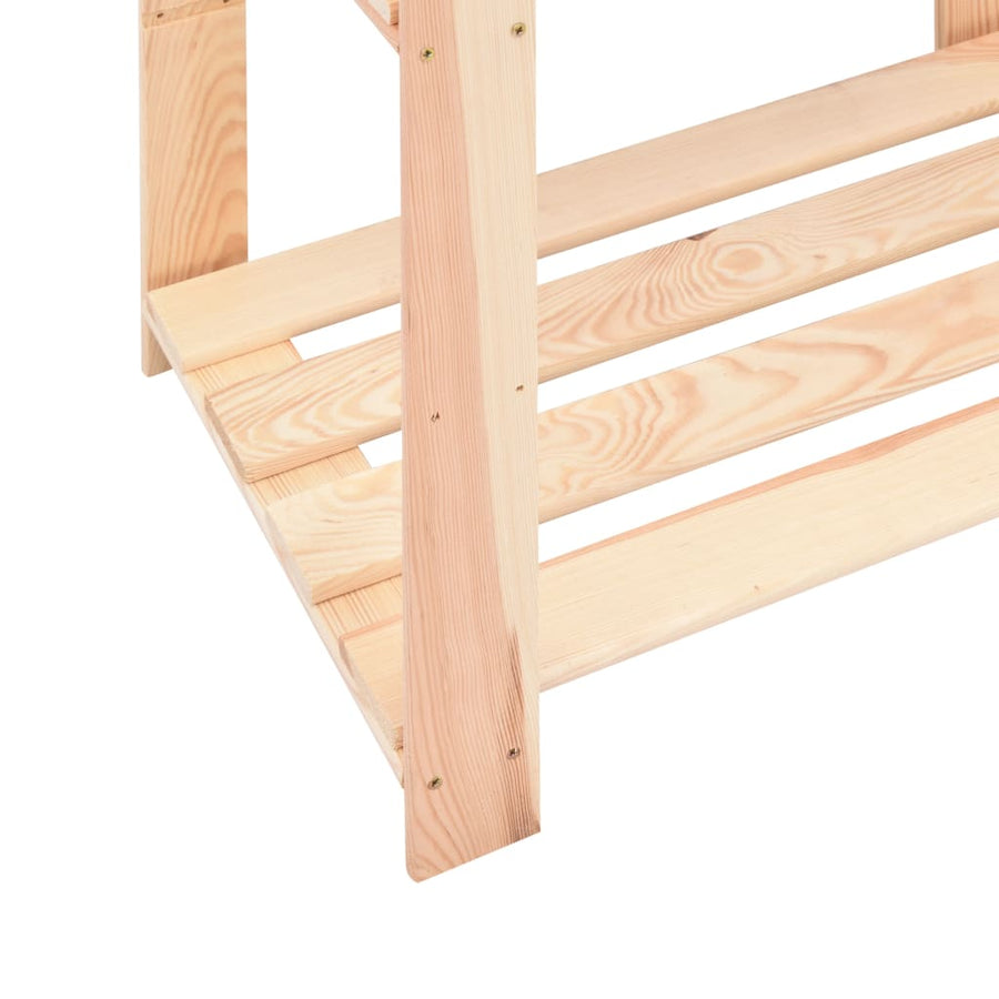 Opbergrekken -Laags St 60X8X90 Cm Massief Grenenhout 50 Kg 3