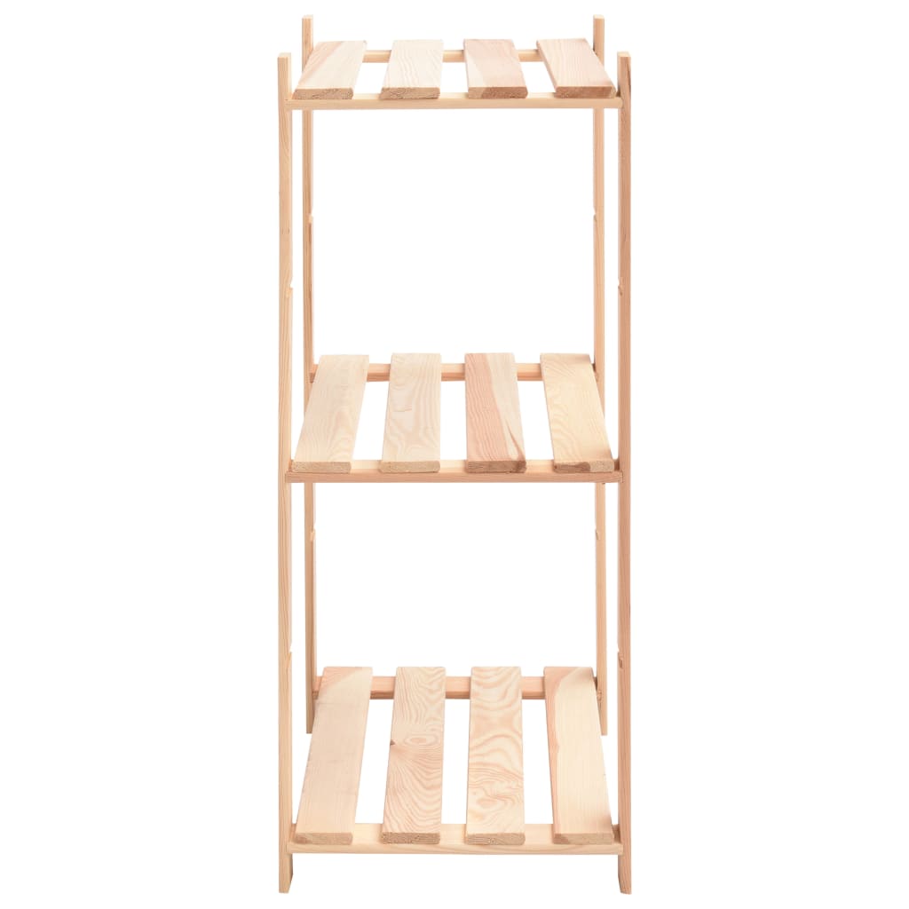 Opbergrekken 3-Laags 0 St 60X38X90 Cm Grenenhout 50 Kg 10