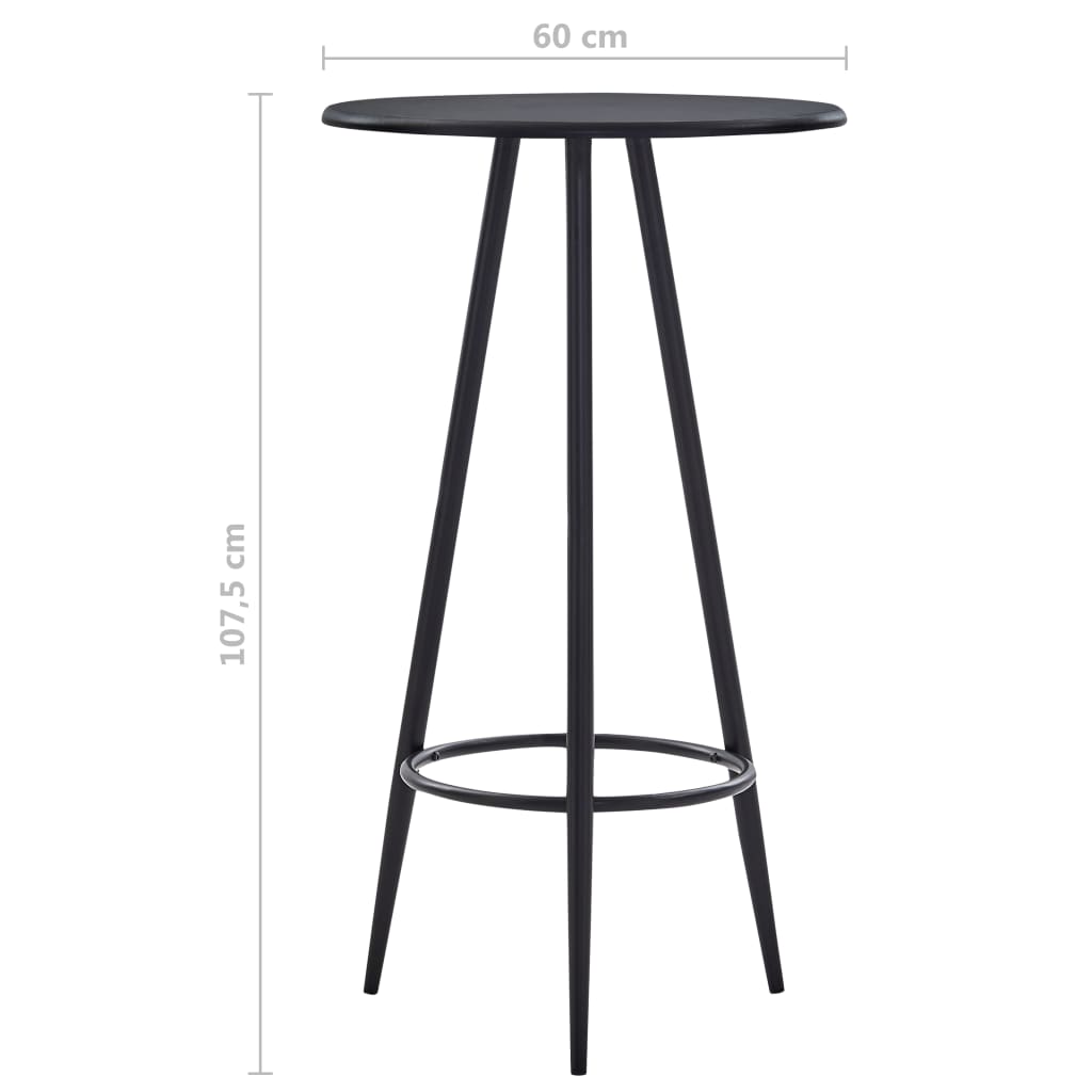 -Delige Barset Stof 5 Donkergrijs