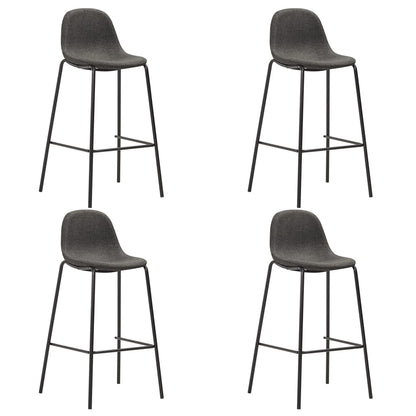 -Delige Barset Stof 5 Donkergrijs