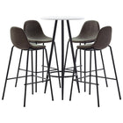 5-piece Fabric Bar Set dark grey