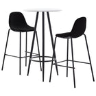 3-piece Bar Set, black fabric