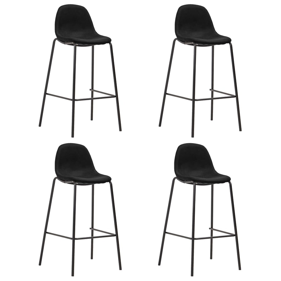 -Delige Barset Stof 5 Zwart