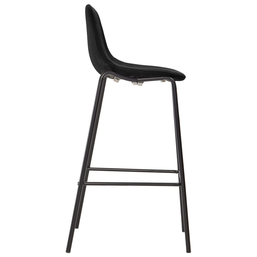 -Delige Barset Stof 5 Zwart