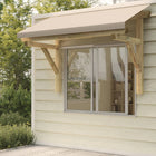 Solid Pine Wood Door Canopy 150 x 100 x 100 cm