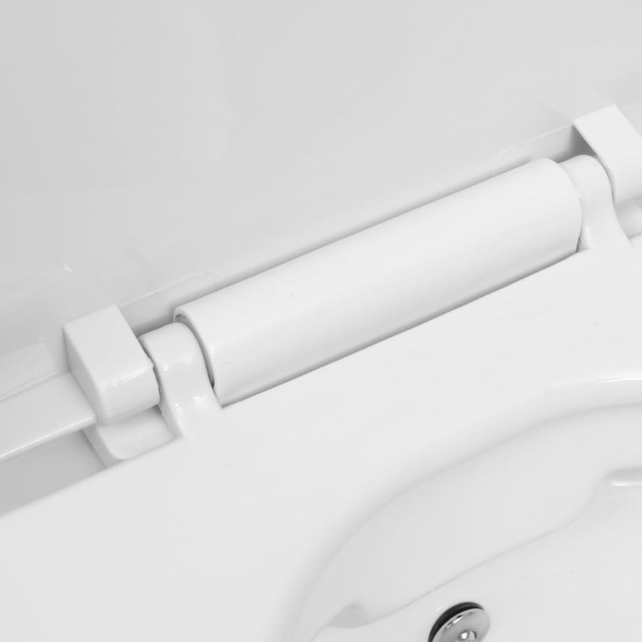 Hangend Toilet Randloos Met Bidetfunctie Keramiek Wit