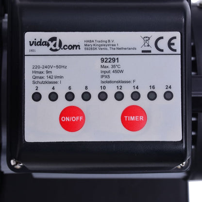 Zandfilterpomp Met Timer 450 W 25 l