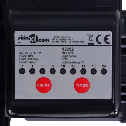 Zandfilterpomp Met Timer 550 W 50 l