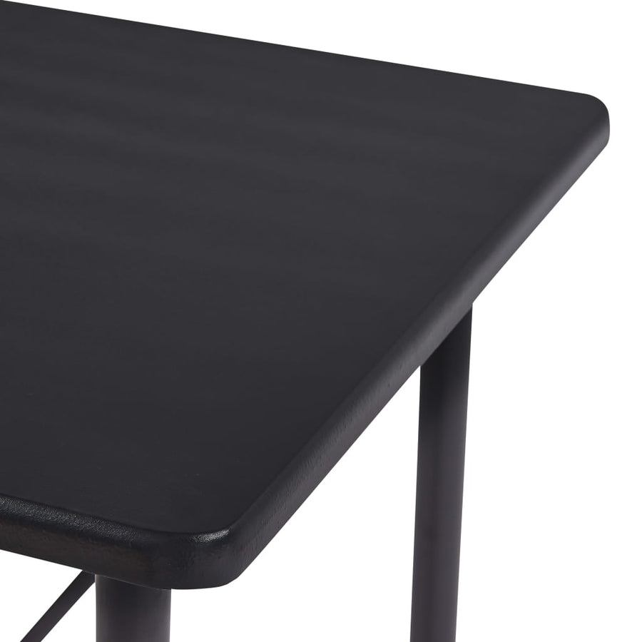 -Delige Barset Stof Donkergrijs