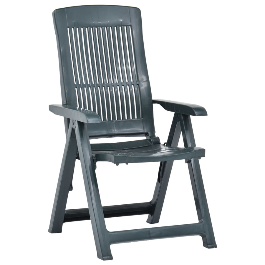 Tuinstoelen Verstelbaar Kunststof Groen
