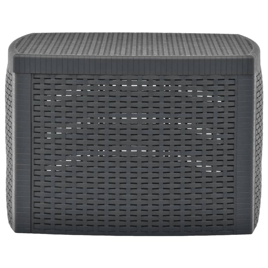 Bijzettafel 54X54X36,5 Cm Kunststof Antraciet